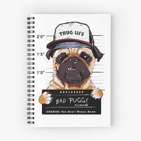 Item preview, Bad Puggy - Pug Life designed and sold by Envy-Merch.