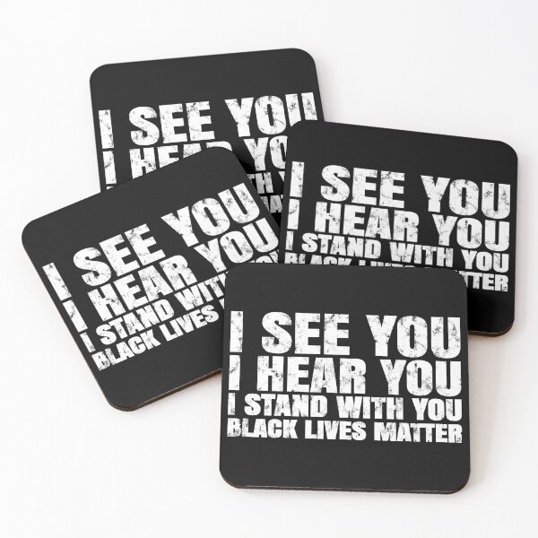 Item preview, I see you I hear you I stand with you, black lives matter designed and sold by T-DESIGNEDZ.