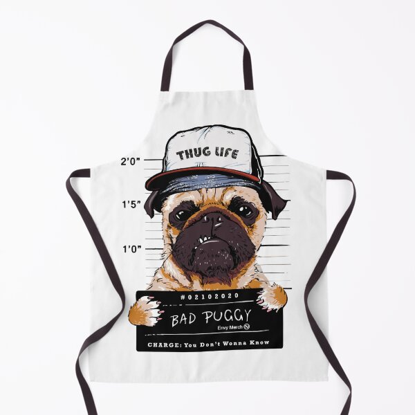 Item preview, Bad Puggy - Pug Life designed and sold by Envy-Merch.