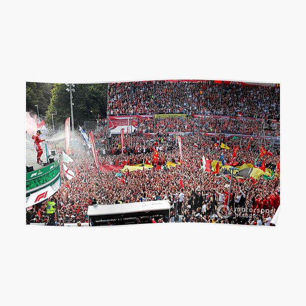 Charles gagnant à Monza Poster