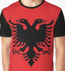 Albanien Flagge Grafik T-Shirt