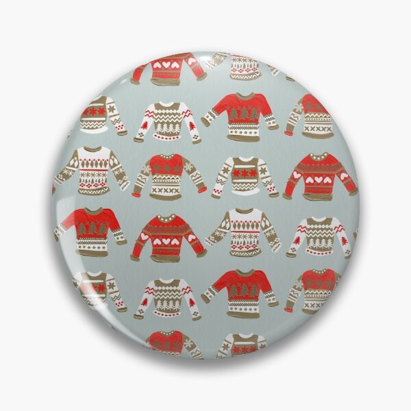 Item preview, Christmas Sweaters – Vintage Gold & Red Palette designed and sold by Cat Coquillette.