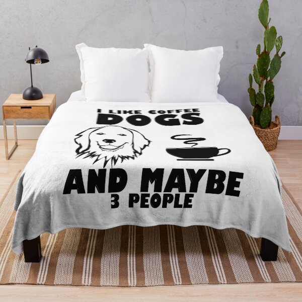 Item preview, I Like Coffee Dogs and Maybe 3 People designed and sold by letsgoh.