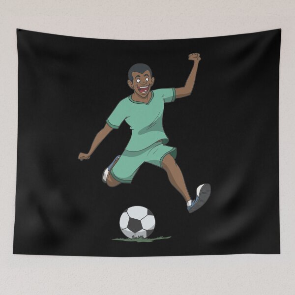 Item preview, Soccer kid shooting designed and sold by Monkey Ful.