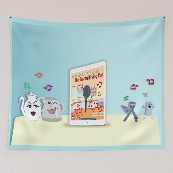 Item preview, The Bashful Frying Pan (Kitchen Tales Book 2)  by Cecília Vizvári - Flávió Vizvári  designed and sold by Watercastle Tale Works.