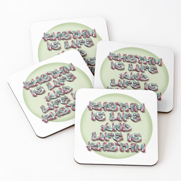 Item preview, Rhythm is Life and Life is Rhythm designed and sold by Balazs Borzon.