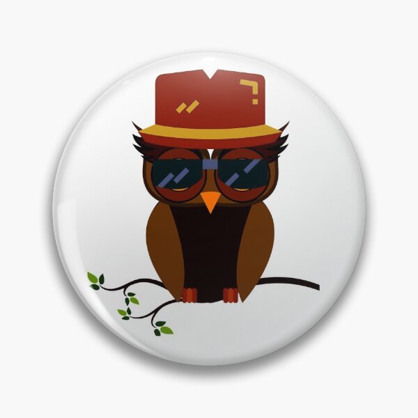 Item preview, Cool Owl With Sunglasses And Hat designed and sold by Mary Riley.