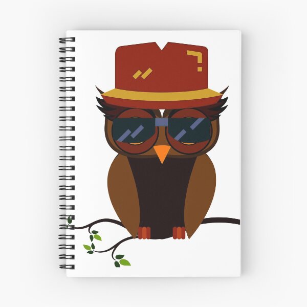 Item preview, Cool Owl With Sunglasses And Hat designed and sold by Mary Riley.