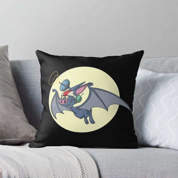 Item preview, Bat with sonar flying in the moon designed and sold by Monkey Ful.