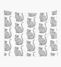books and cats and books and cats Wall Tapestry