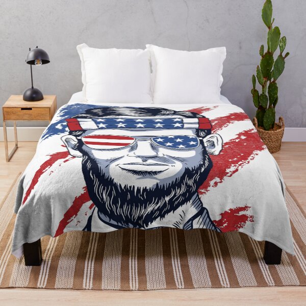 Item preview, Cool Lincoln With US Flag designed and sold by infleims.