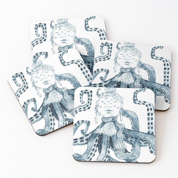 Item preview, octopus portrait  designed and sold by Julia Lobosco.