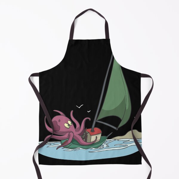 Item preview, Sailing boat with octopus designed and sold by Monkey Ful.