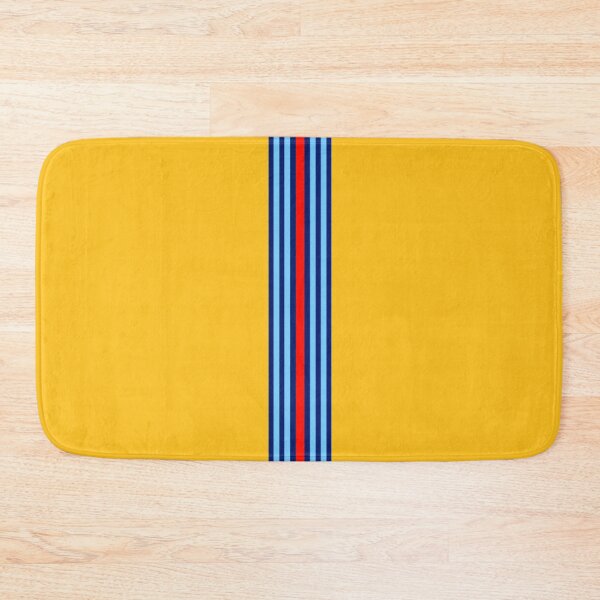 Item preview, Yellow Martini Racing Stripes Poster – Classic Livery Art designed and sold by Road To Track.