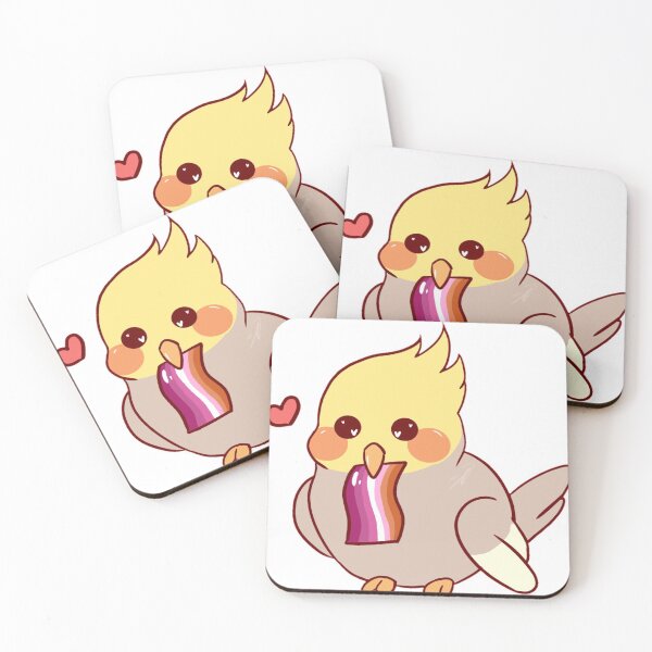 Item preview, LGBT+ Lesbian pride Cockatoo designed and sold by Unsteadiii.