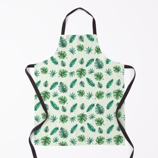 Item preview, Green Watercolor Leaf Seamless Nature Pattern designed and sold by Sour Soul.
