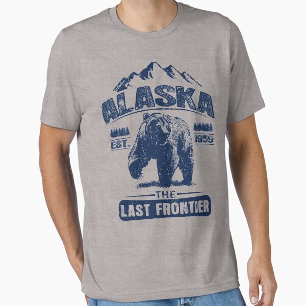 Item preview, Vintage Bear Alaska The Last Frontier designed and sold by Daily Grind 19.