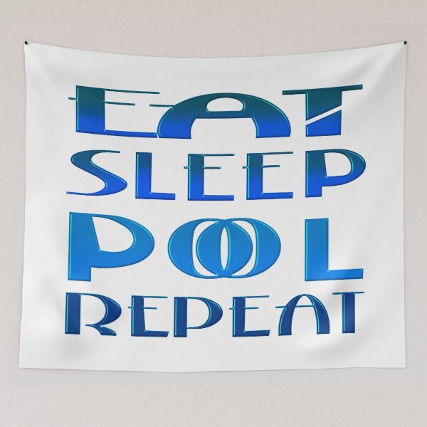 Item preview,  EAT SLEEP SWIM REPEAT designed and sold by Ralek.
