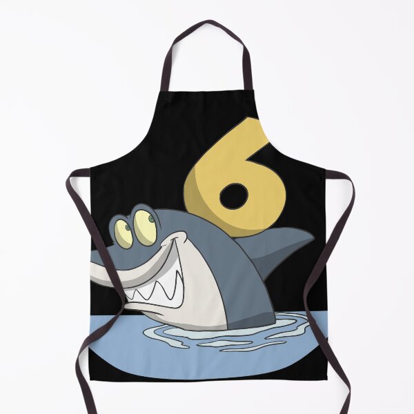 Item preview, Children's 6th birthday gift cute shark designed and sold by Monkey Ful.