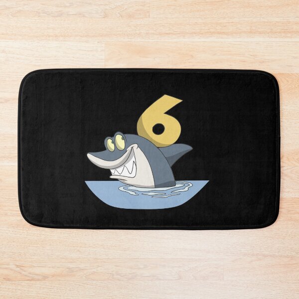 Item preview, Children's 6th birthday gift cute shark designed and sold by Monkey Ful.