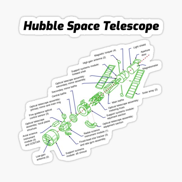 Item preview, Hubble Space Telescope designed and sold by SpaceTs.