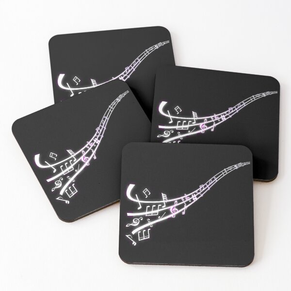 Item preview, Glowing Music Note Wave Blue & Purple designed and sold by Roy Store.