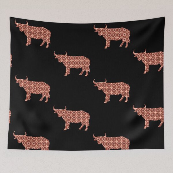 Item preview, Bull Pattern designed and sold by VibrantGifts.