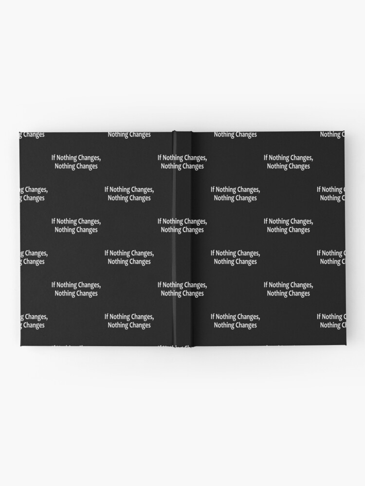 Alternate view of If Nothing Changes, Nothing Changes - AA Saying Hardcover Journal