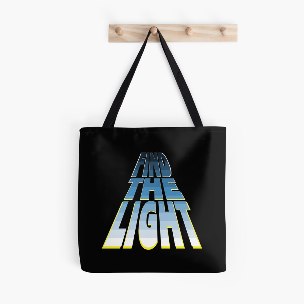 Find the Light - Blue. Tote Bag