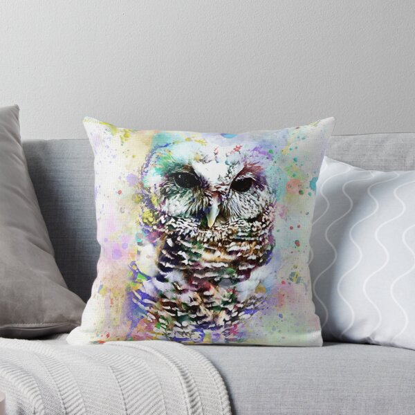 Item preview, Splatter Paint Barred Owl designed and sold by KeeganCreations.