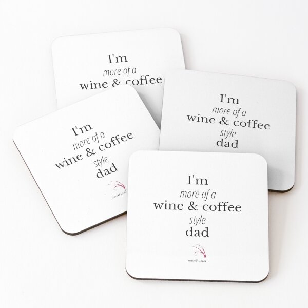 Item preview, Wine quote more wine and coffee style dad designed and sold by wineandwords.