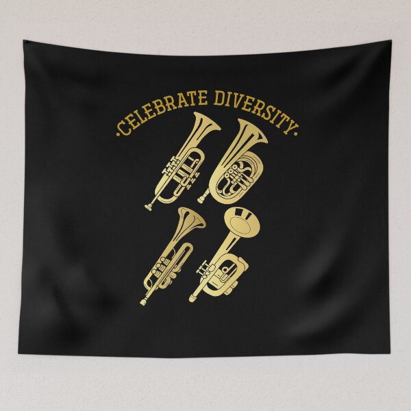 Item preview, Trumpeter Celebrate Diversity Trumpet designed and sold by bestshirtdesign.