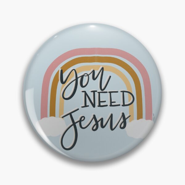 Artikelvorschau, Du brauchst Jesus Regenbogen entworfen und verkauft von MathisDesigns.