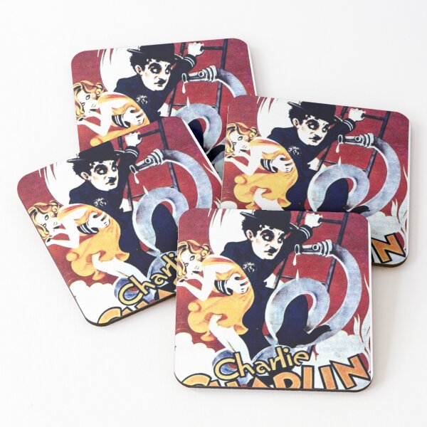 Item preview, Charlie Chaplin The fireman Movie designed and sold by cutesy.