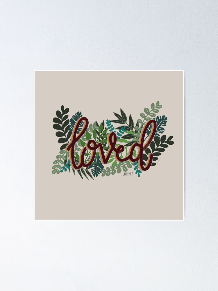 Thumbnail 1 of 3, Poster, You are Loved designed and sold by MathisDesigns.
