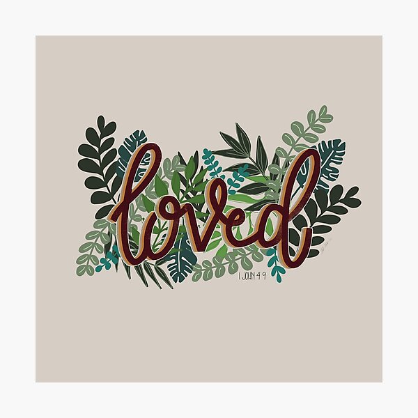 Item preview, Eres amado designed and sold by MathisDesigns.