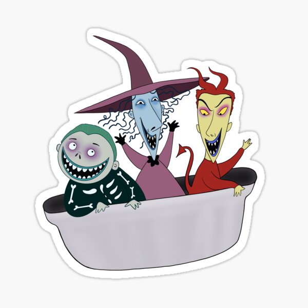 "Lock, Shock, and Barrel" Sticker for Sale by xtinadraws Redbubble