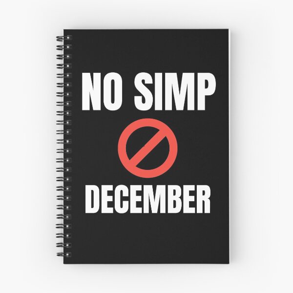 Item preview, No Simp December designed and sold by Billie Sims.