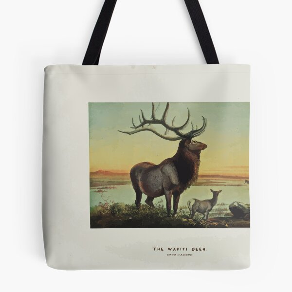 Item preview, Zoological sketches by Joseph Wolf 1861 to 1867 019 The Wapiti Deer designed and sold by WetdryvacRB01.