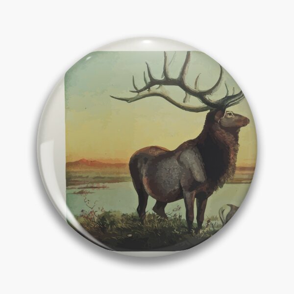 Item preview, Zoological sketches by Joseph Wolf 1861 to 1867 019 The Wapiti Deer designed and sold by WetdryvacRB01.