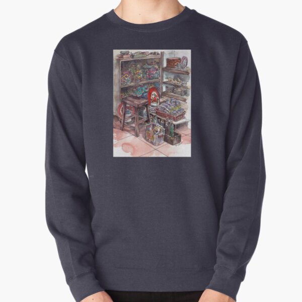 Antique Shop in Melaka Pullover Sweatshirt