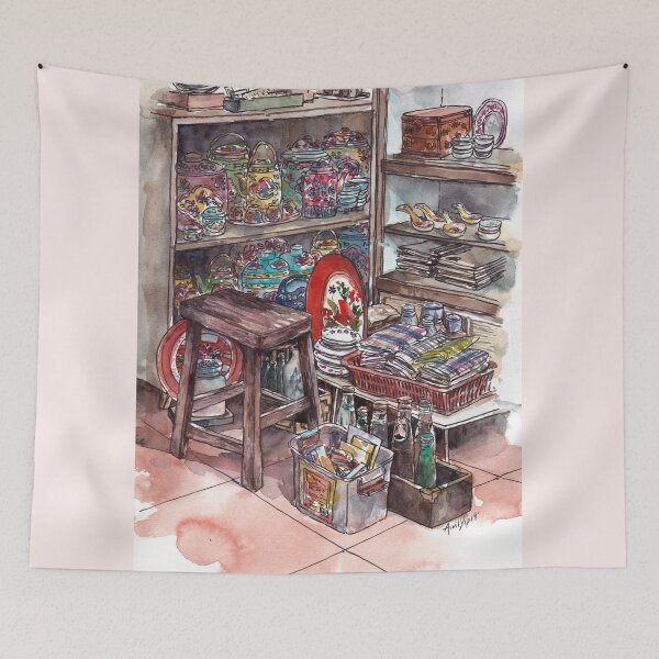 Item preview, Antique Shop in Melaka designed and sold by Leafbear Studio.