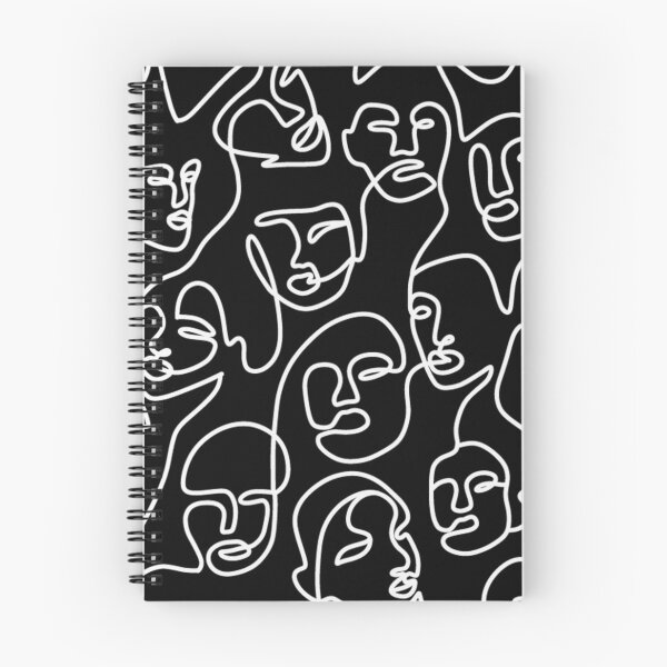 Item preview, Abstract line art faces - Modern art designed and sold by One Line Aesthetics ♡.