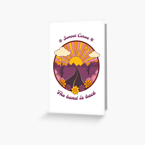 Item preview, sunset curve retro design, julieand the phantoms designed and sold by PabsCellaneous.
