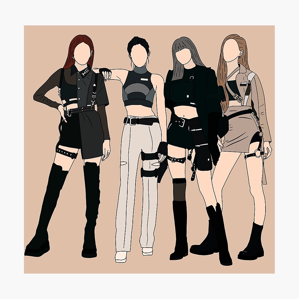 Blackpink Kill This Love Ot4 Poster By Oneandonlyrosy Redbubble