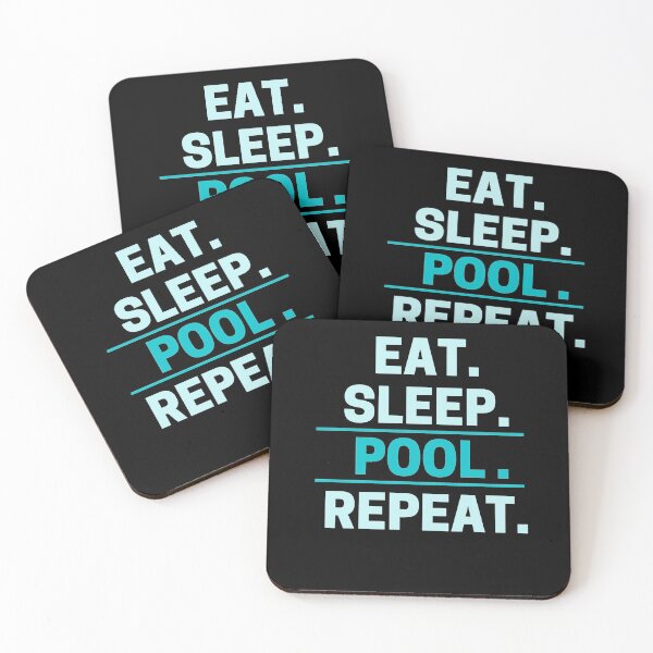 Item preview, Eat Sleep Pool Repeat designed and sold by Cc8266.