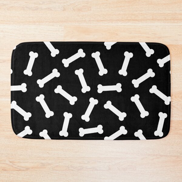 Item preview, Spooky White Bones Pattern on Black designed and sold by evannave.