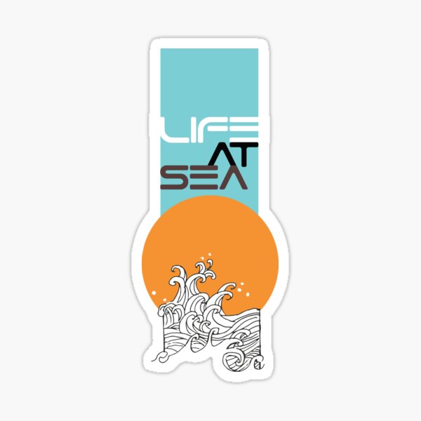 Life at sea 1 Sticker