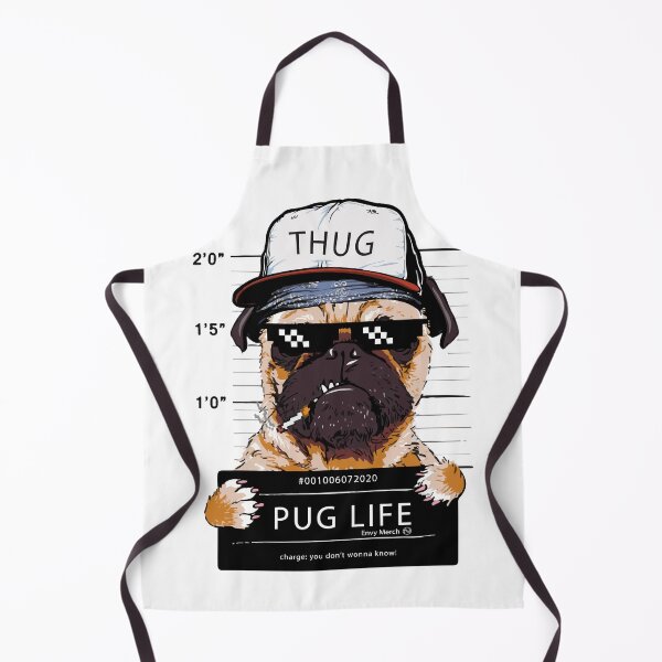 Item preview, Gangster Pug - Street Pug, Pug Life designed and sold by Envy-Merch.