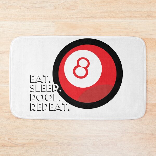 Item preview, Eat Sleep Pool Repeat Graphic  designed and sold by Cc8266.